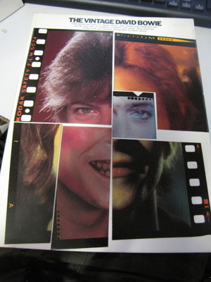 DAVID BOWIE - THE VINTAGE NUOTTIKIRJA