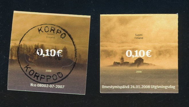 2008 yleismerkki 0,10 € Lo ja **