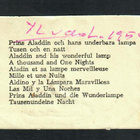 EO 5702 - Satunelkku - Tuhat ja yksi yötä Aladdin - Agathon! - pikkukuva 2