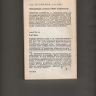 Berlin: Karl Marx : elämäkerta, Otava 1968, nid., K3 - pikkukuva 2