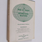 Horace V. Harrison : The role of theory in international ... - pikkukuva 1