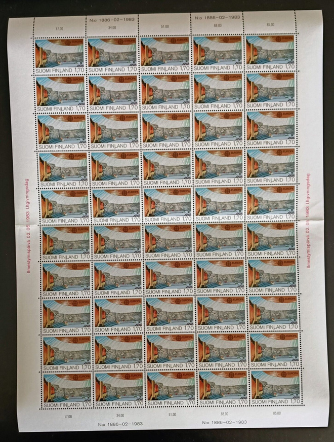 1983 Eurooppa 1,70 mk arkki ** - Lape 150 €