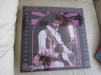 Official Jimi Hendrix calendar 2008 - avaamaton