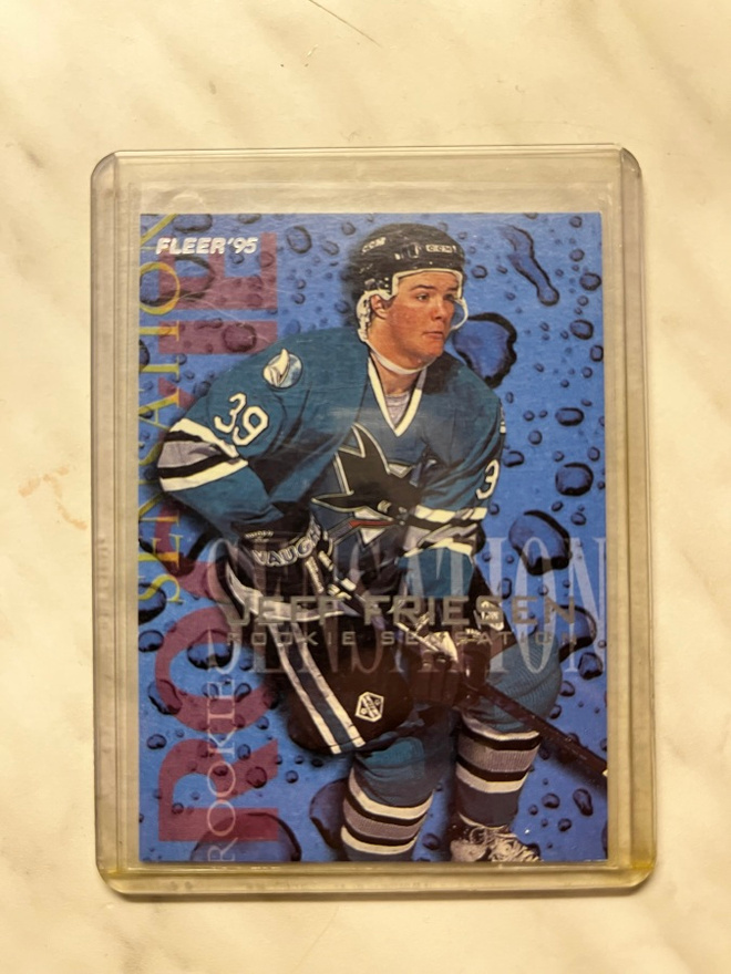 1994-95 Fleer Rookie Sensations #3of10 Jeff Friesen