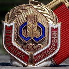 CCCR Kunniamerkki Maanparrannusainessa. Kullattu Ronssia. Em - pikkukuva 2