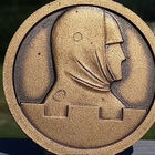 Sotaveteraani Pronssinen mitali. Halkaisija - 59 mm. Valmist - pikkukuva 1