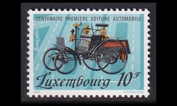 Luxemburg 1122 ** Auto 100v (1985)