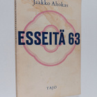 Jaakko Ahokas : Esseitä 63 - pikkukuva 1