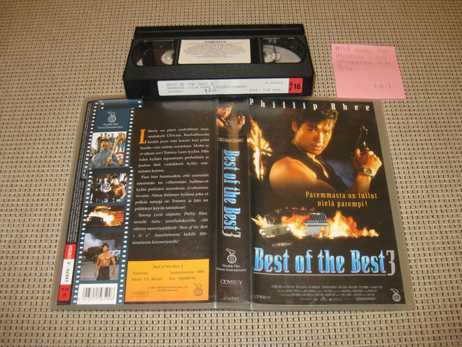 Best of the Best 3-VHS (Suomikasetti, Phillip Rhee, 1995)