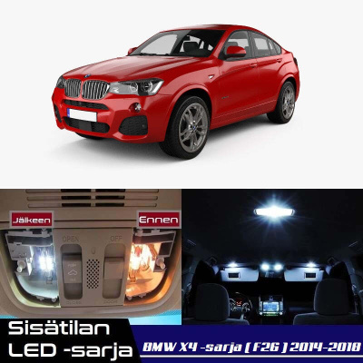BMW X4 (F26) Sisätilan LED-sarja 21-osainen