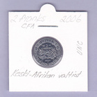 Keski-Afrikan valtiot 2 Francs (CFA) v.2006 UNC KM#17 - pikkukuva 1