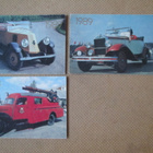 CCCP (Latvia 1989): kolme almanakkakorttia - antiikkiautot - pikkukuva 1