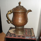 1800-LUVUN KASHMIRLAINEN KUPARINEN VEDENKEITIN/SAMOVAARI - pikkukuva 2