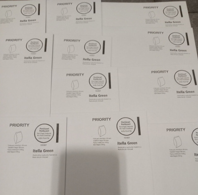 Postimaksu valmiiksi maksettu Priority-kirje kuoria 20kpl