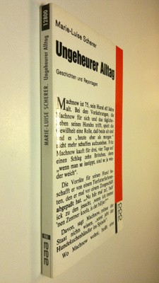 Marie-Luise Scherer : Ungeheurer Alltag : Geschichten und...