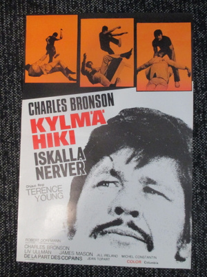 Kylmä hiki (1970) - vanha elokuvajuliste - Charles Bronson