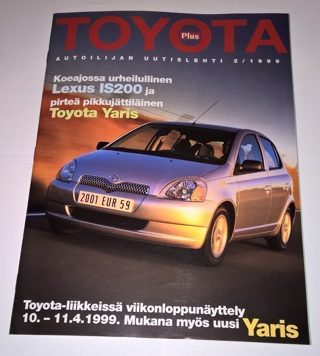 TOYOTA PLUS ASIAKASLEHTI VUODELTA 2/1999