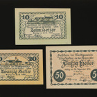 Itävalta Notgeld 10, 20, 50 Heller, Neuhofen 1920 - pikkukuva 2