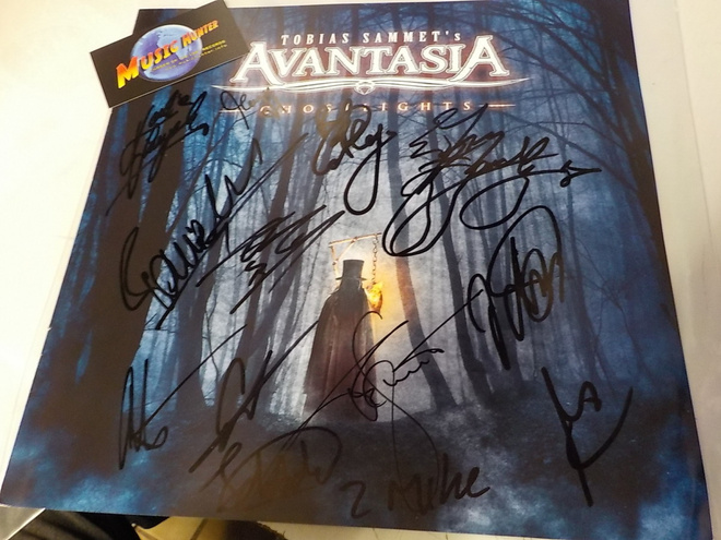 AVANTASIA - GHOSTLIGHTS LP:N INSERTTI 12 NIMMARILLA