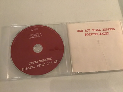 Red hot chili peppers . Fortune faded CDS single