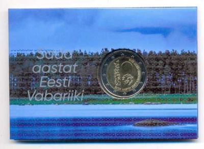 Estonian 100th Anniversary of the Republic of Estonia 2 Euro