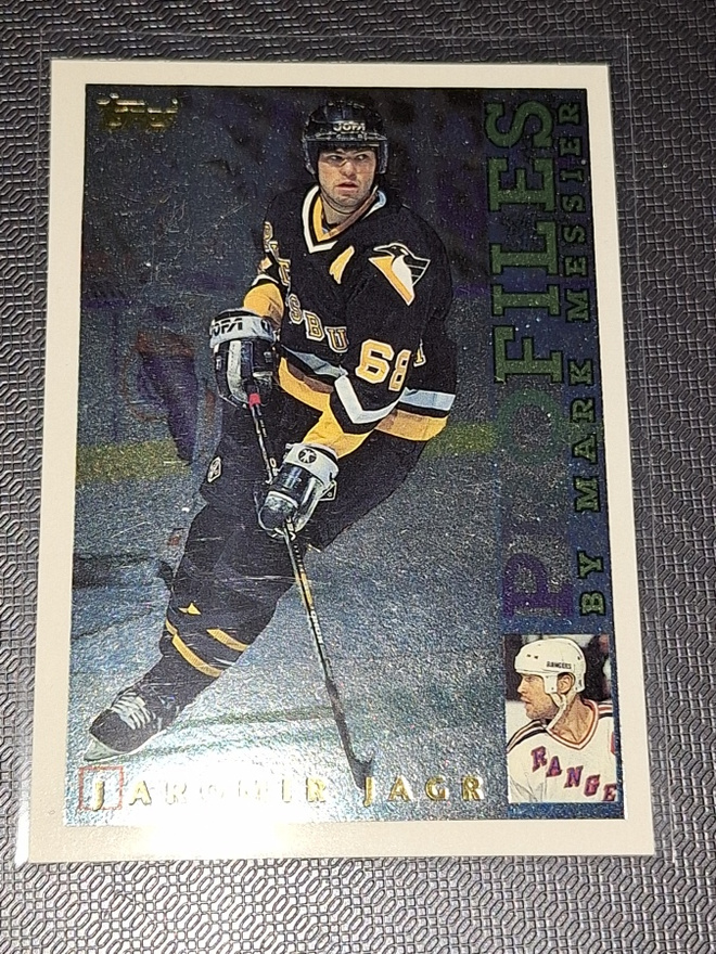 1995-96 Topps Profiles By Mark Messier #PF-4 Jaromir Jagr