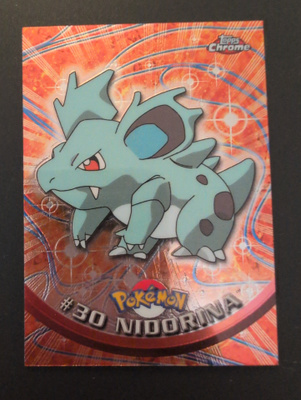 Nidorina Chrome Pokemon Topps