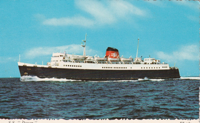 LAIVAKORTTI - S/S DOVER