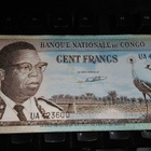 Congo Kongo 100 francs 1962 sn600 VF+ - pikkukuva 1