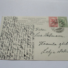 1918 Hki 27.II. 18 miehitetystä kaupungista kortti Lohjalle - pikkukuva 1