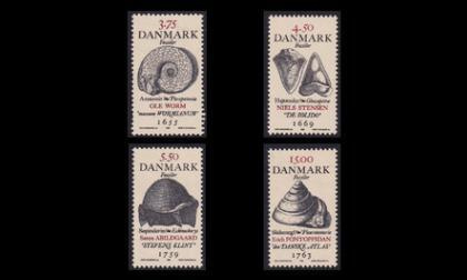Tanska 1195-8 ** Fossiileja (1998)