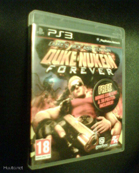 PS3 DUKE NUKEM FOREVER (Sis.postikulut)