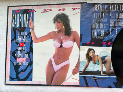 Sabrina – Super Sabrina LP (1989), Mega Records Vinyyli