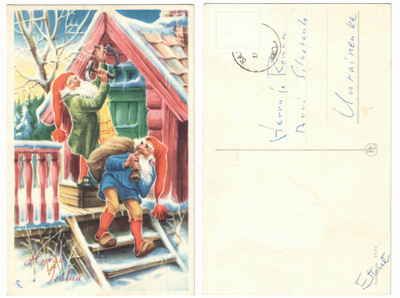 Vanha kortti, Paperitaide 11/11, Lars Carlsson, tontut