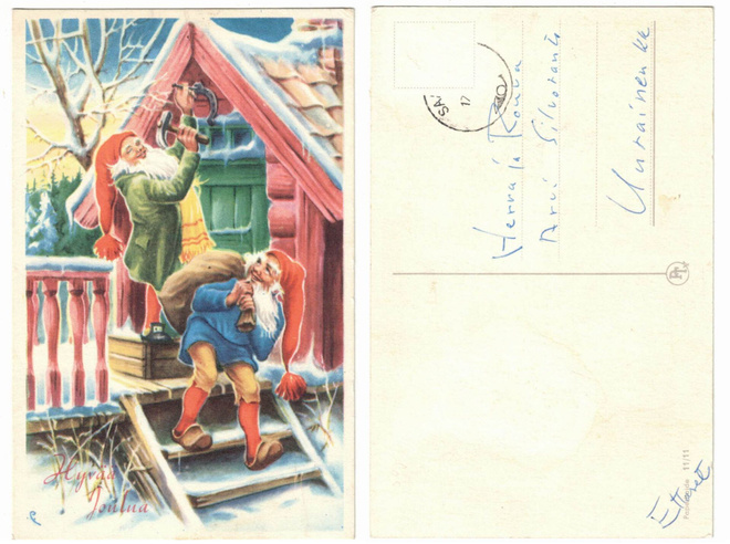 Vanha kortti, Paperitaide 11/11, Lars Carlsson, tontut