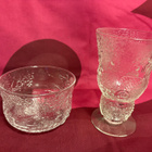 Iittala Oiva Toikka Fauna viinilasi ja kulho - pikkukuva 1