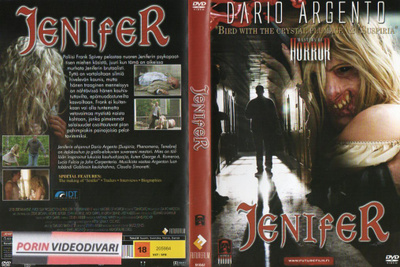 Jenifer (34 275) k -FI- DVD suomik. o:dario argento,