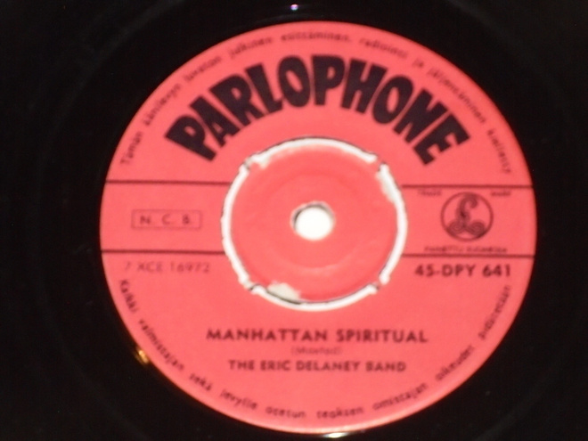 7" ERIC DELANEY BAND  Manhattan Spirituals - single 1963 EX-