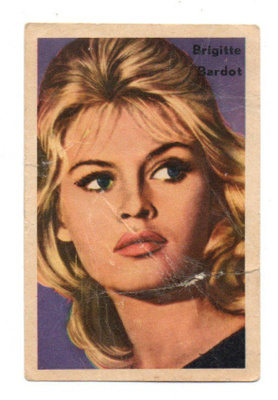 Purkkakuva Hellas Filmitähti-sarja n:o 75 BRIGITTE BARDOT