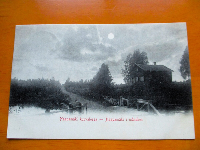 Haapamäki  kuutamokortti - 1907