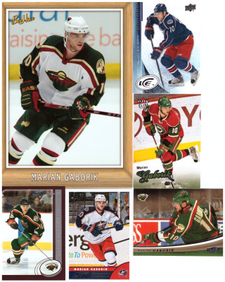6 x MARIAN GABORIK Wild, Blue Jackets