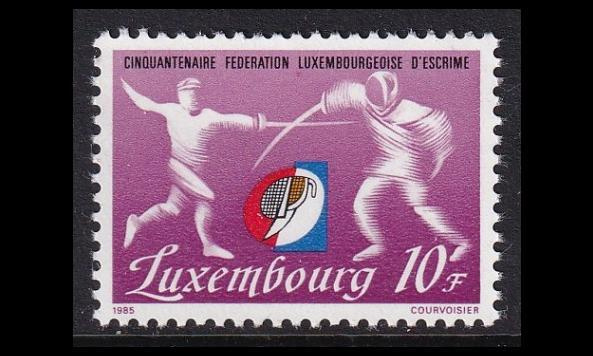 Luxemburg 1121 ** Miekkailu (1985)