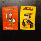 Pinocchio ja Aku Ankka merkit 2 kpl - pikkukuva 1