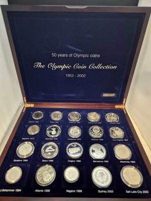 Hopeiset Olympiarahat 1952 - 2002