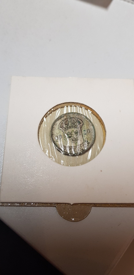 25 öre 1914 ruotsi    KL 4