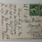 Åkerlund: Mökki talvimaisemassa, pikkupk, p. 1928 Suomeen - pikkukuva 2