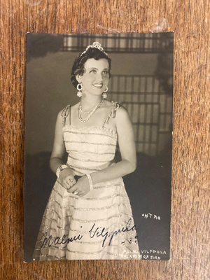 MALMI VILPPULA, SIGNEERATTU VALOKUVA, 1939