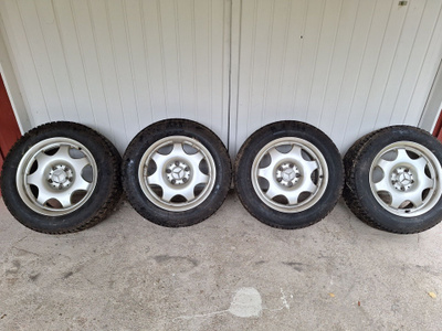 Nastarenkaat 205/60R16 Mersun aluvanteilla