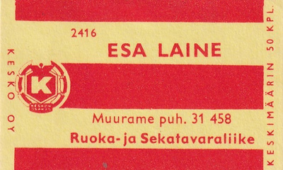 Muurame, Esa Laine , Kesko 2416   1/16