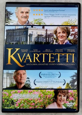 KVARTETTI – Suomi-DVD 2012 - Quartet, Dame Maggie Smith ym.